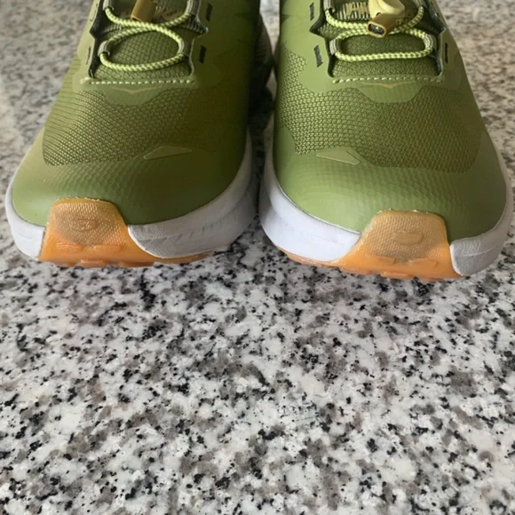 Hoka Avocado/Harbor Mist Transport Mens Lifestyle Shoes - Picture 4 of 12